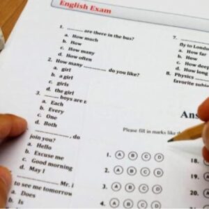 آزمون تعیین سطح زبان انگلیسی