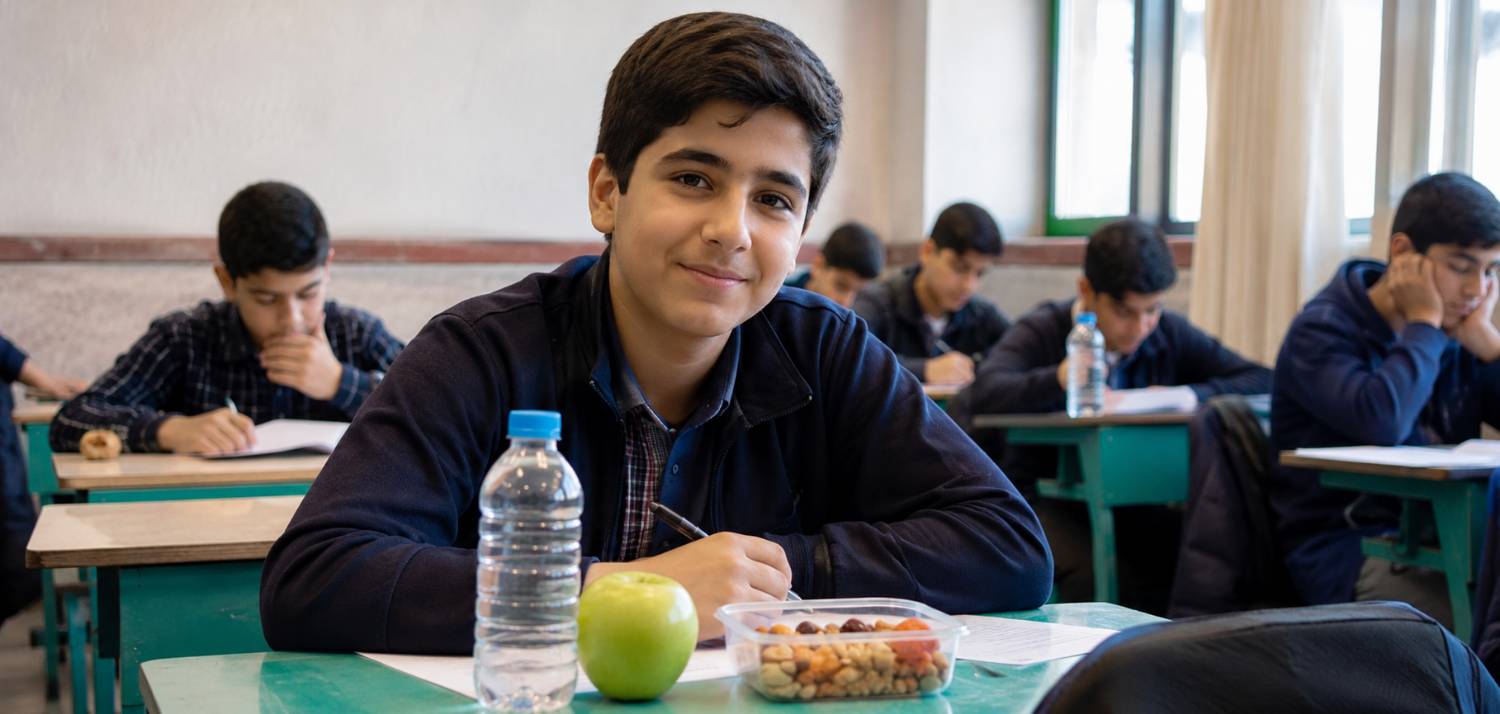 راهنمای کامل تغذیه مناسب در دوران امتحانات