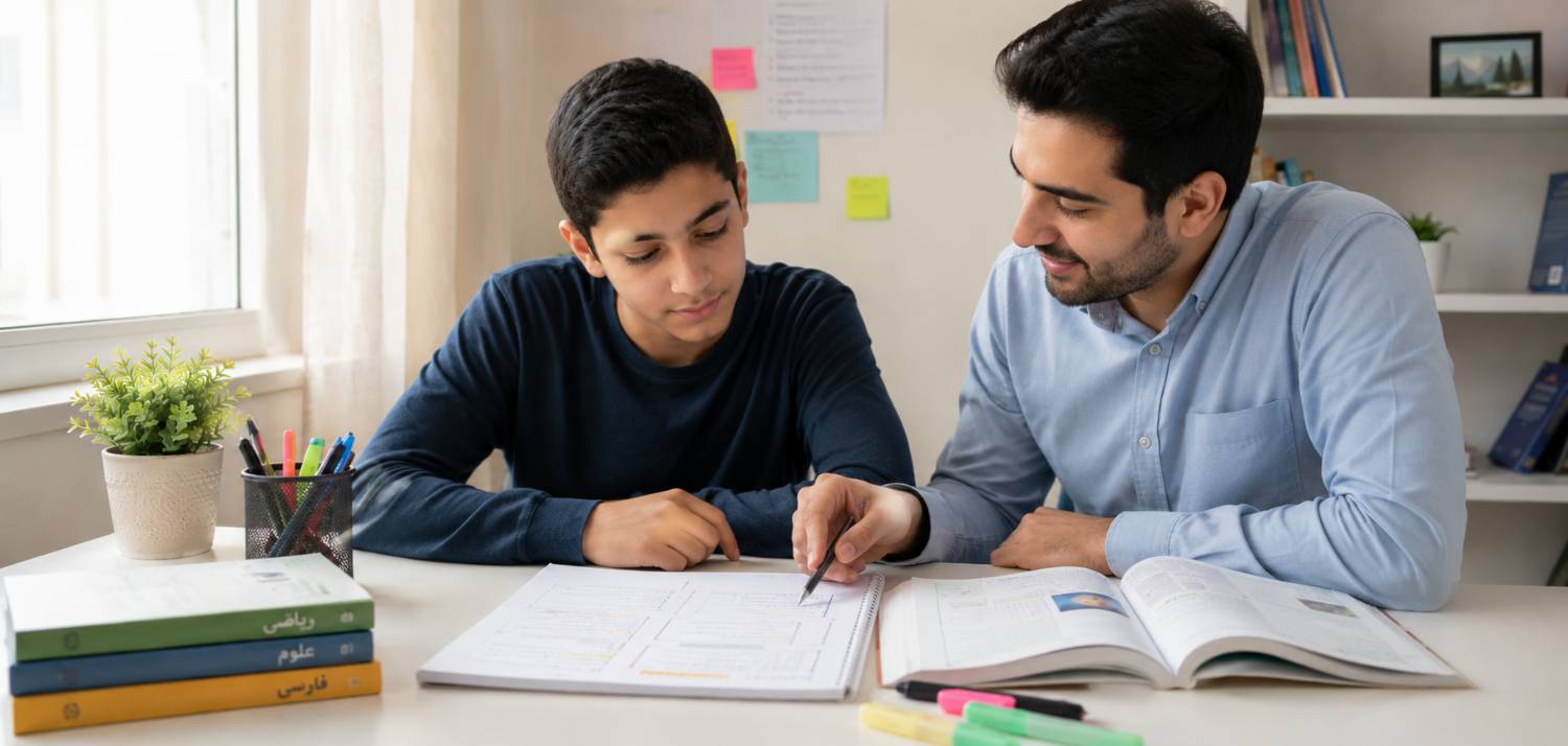 نقش همیار تحصیلی در آموزش خلاصه نویسی دروس